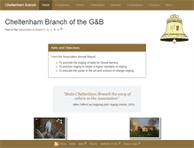 Tablet Screenshot of cheltenhambranch.org.uk